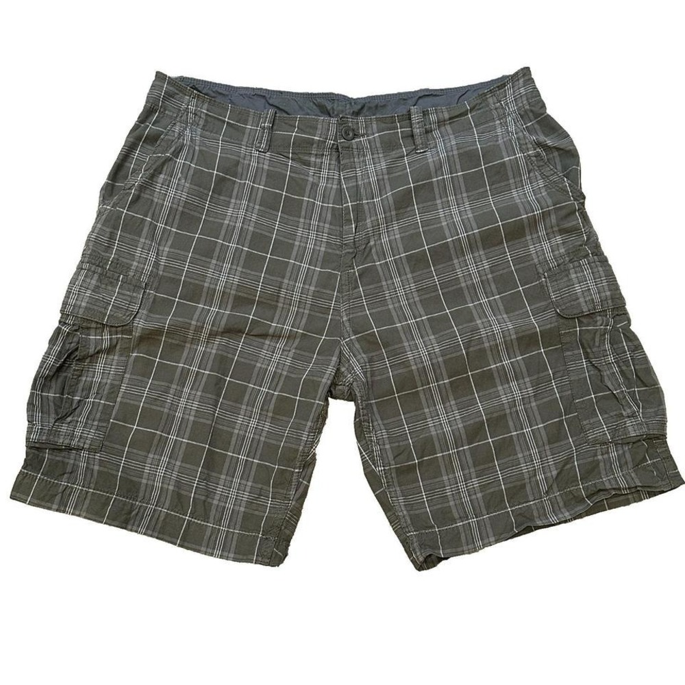 ARIZONA Mens Cargo Shorts Plaid Gorpcore Utility Dadcore Outdoors 44